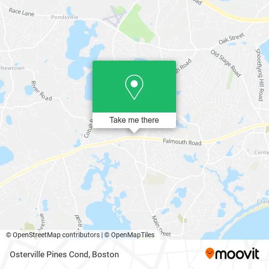 Osterville Pines Cond map