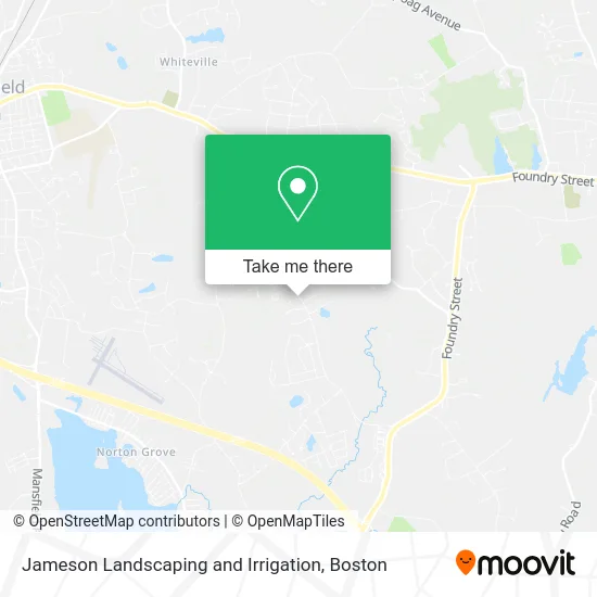 Jameson Landscaping and Irrigation map