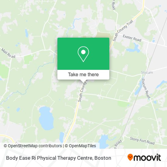 Mapa de Body Ease Ri Physical Therapy Centre