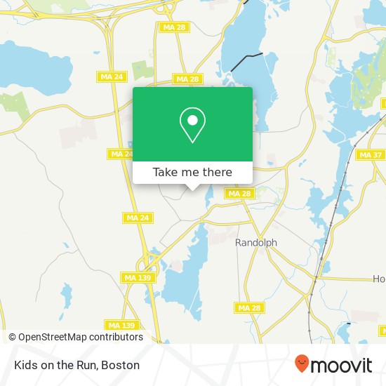 Kids on the Run map