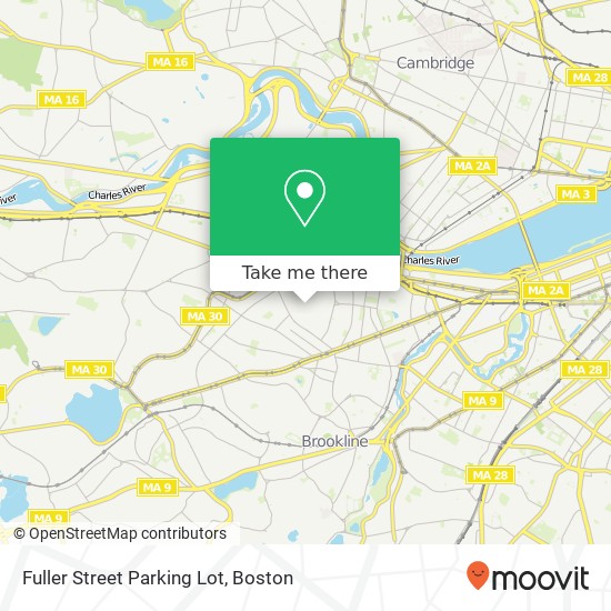 Mapa de Fuller Street Parking Lot