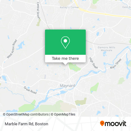 Mapa de Marble Farm Rd