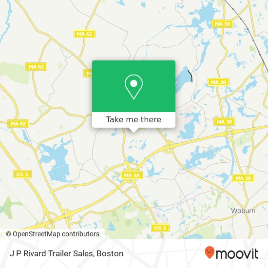 J P Rivard Trailer Sales map