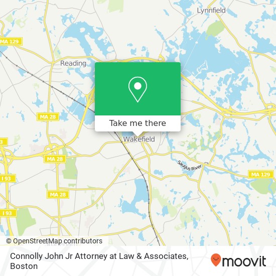 Mapa de Connolly John Jr Attorney at Law & Associates