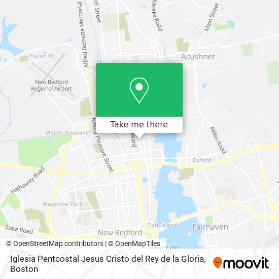 Iglesia Pentcostal Jesus Cristo del Rey de la Gloria map