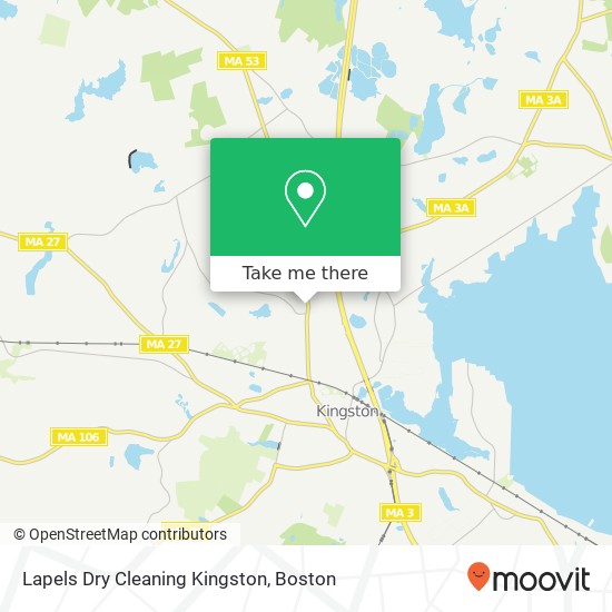 Lapels Dry Cleaning Kingston map