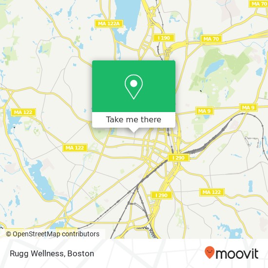 Rugg Wellness map