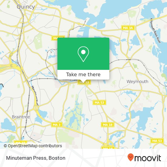 Minuteman Press map