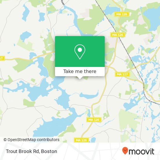 Trout Brook Rd map