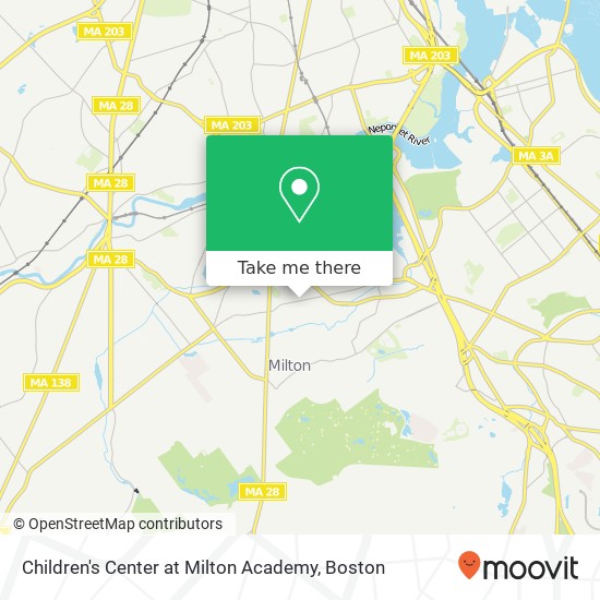 Children's Center at Milton Academy map