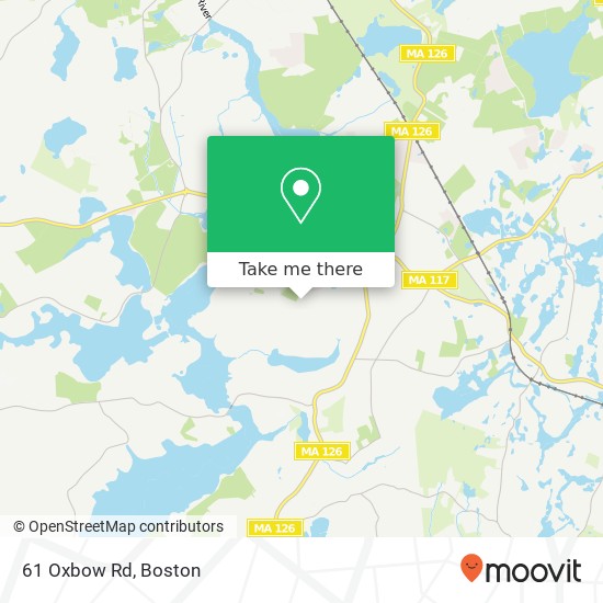 Mapa de 61 Oxbow Rd