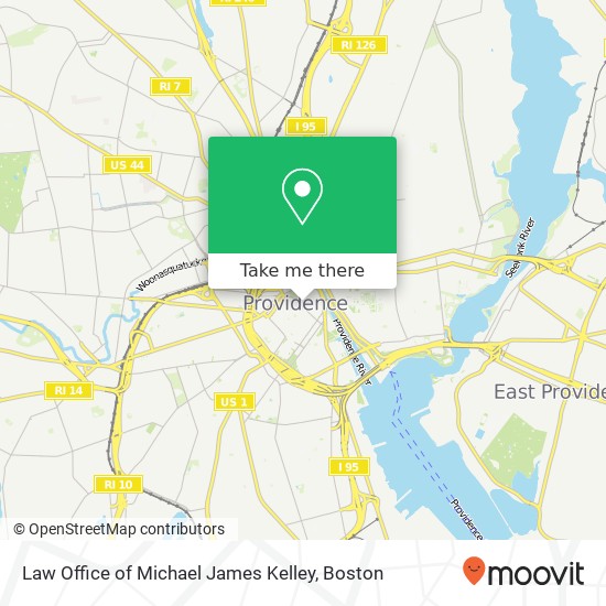 Mapa de Law Office of Michael James Kelley