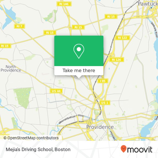 Mejia's Driving School map