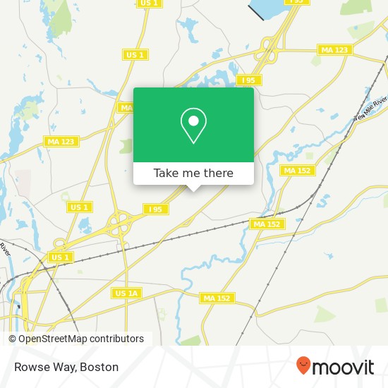 Rowse Way map