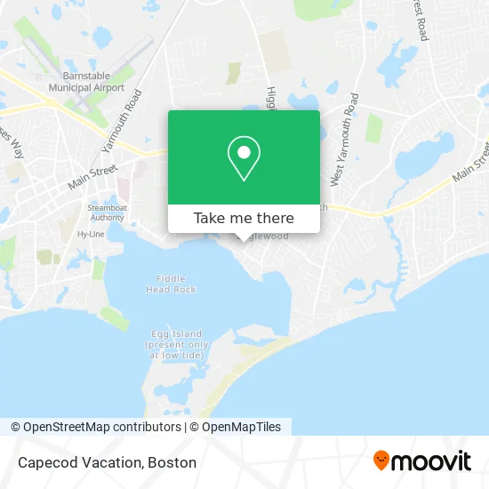 Capecod Vacation map