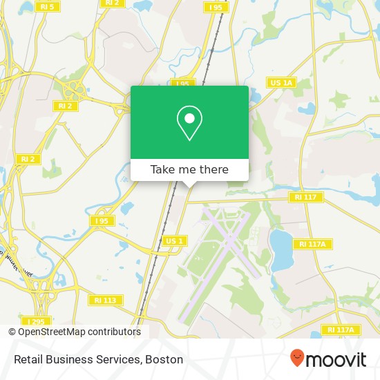 Retail Business Services map