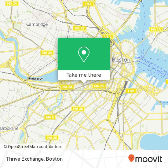 Thrive Exchange map