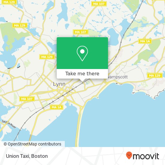 Union Taxi map