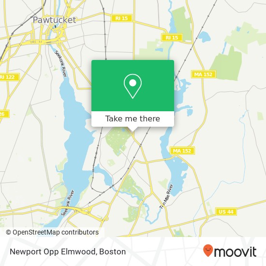 Newport Opp Elmwood map