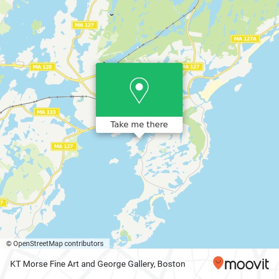 Mapa de KT Morse Fine Art and George Gallery