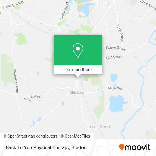 Back To You Physical Therapy map