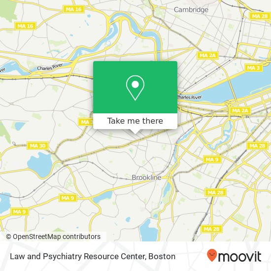 Law and Psychiatry Resource Center map