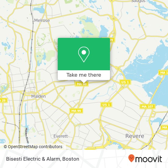 Bisesti Electric & Alarm map