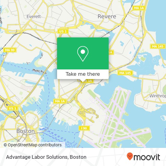 Mapa de Advantage Labor Solutions