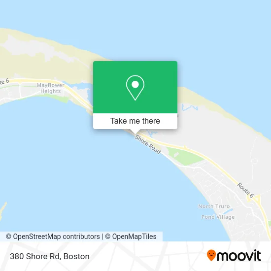 380 Shore Rd map