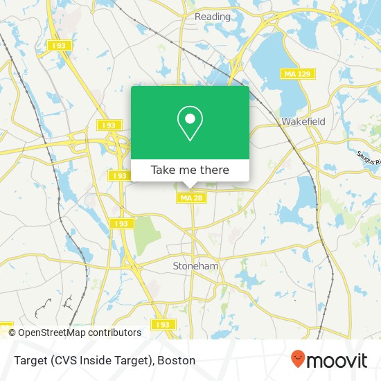 Mapa de Target (CVS Inside Target)