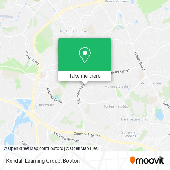 Kendall Learning Group map