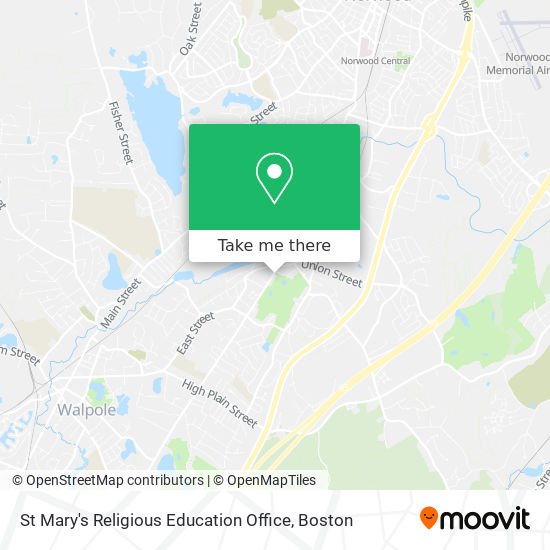 St Mary's Religious Education Office map