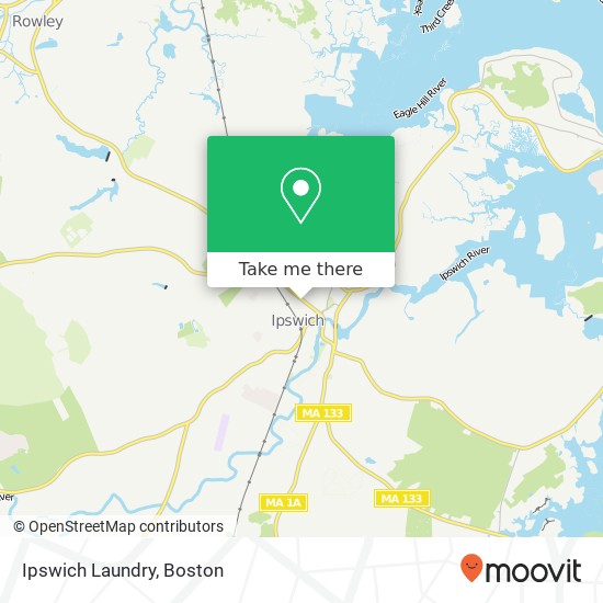 Mapa de Ipswich Laundry