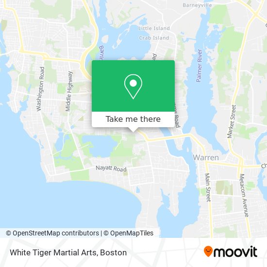 Mapa de White Tiger Martial Arts