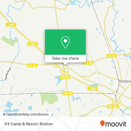 Mapa de K9 Camp & Resort