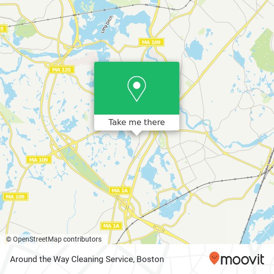 Around the Way Cleaning Service map