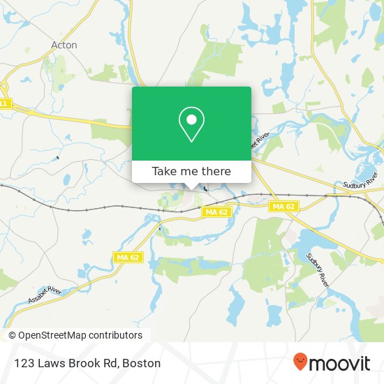 123 Laws Brook Rd map