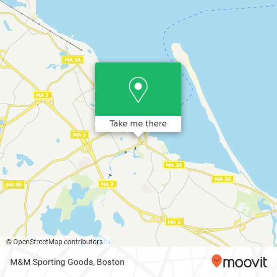 M&M Sporting Goods map