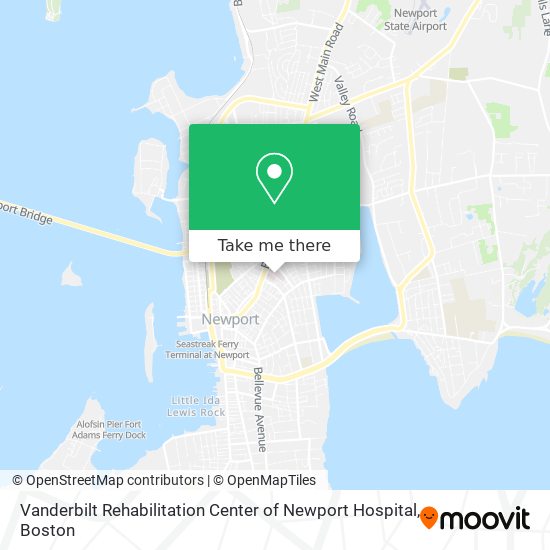 Vanderbilt Rehabilitation Center of Newport Hospital map