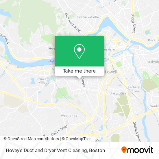 Mapa de Hovey's Duct and Dryer Vent Cleaning