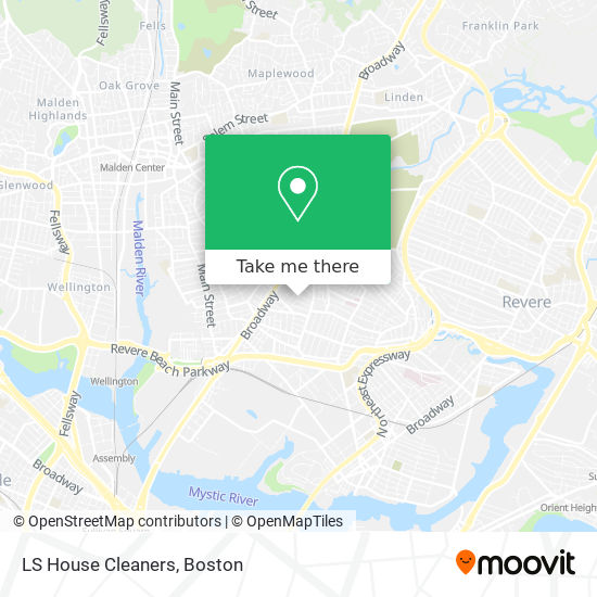 LS House Cleaners map