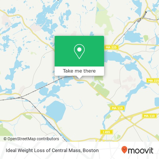 Ideal Weight Loss of Central Mass map