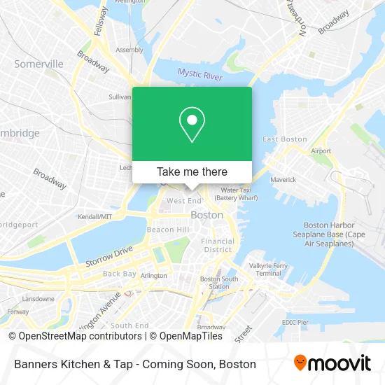 Mapa de Banners Kitchen & Tap - Coming Soon