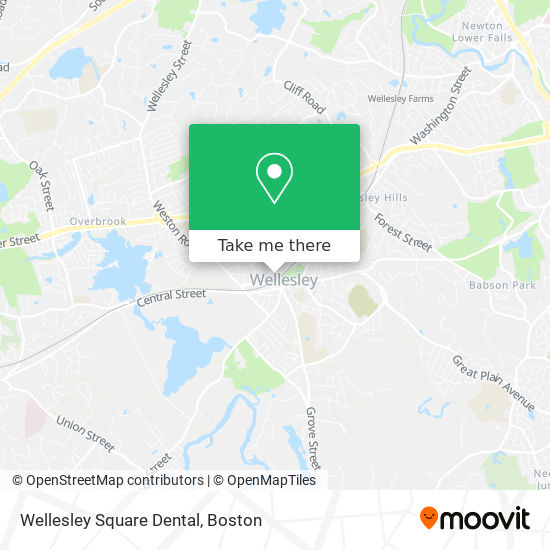 Mapa de Wellesley Square Dental