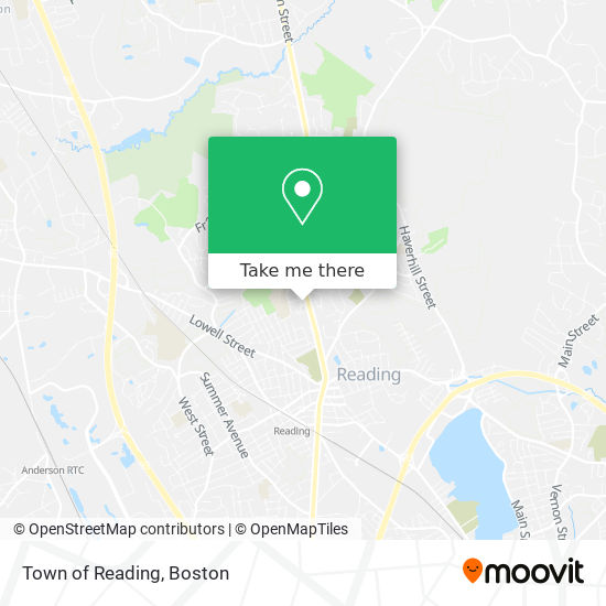 Town of Reading map