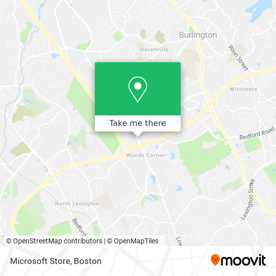 Microsoft Store map