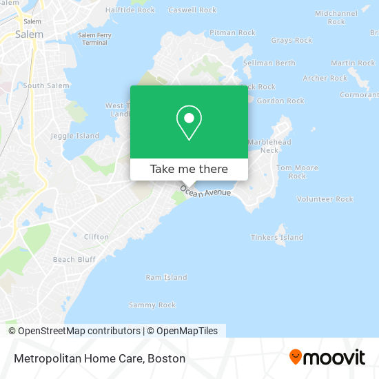 Metropolitan Home Care map