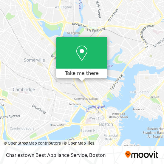 Mapa de Charlestown Best Appliance Service