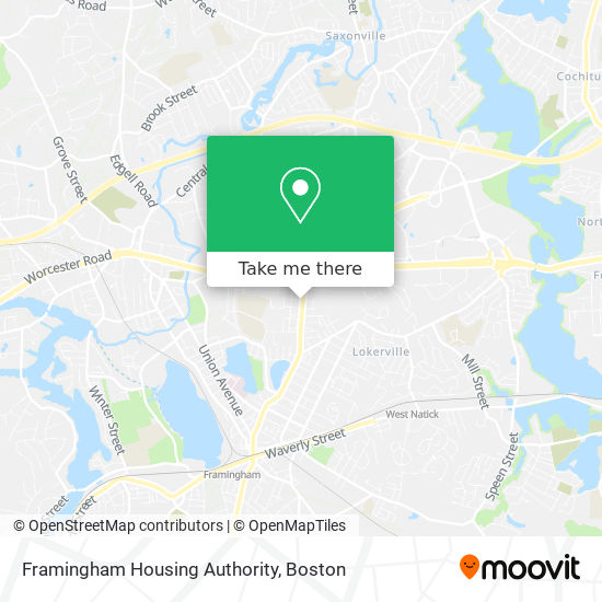 Framingham Housing Authority map