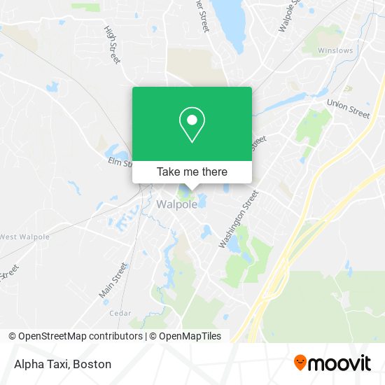 Alpha Taxi map